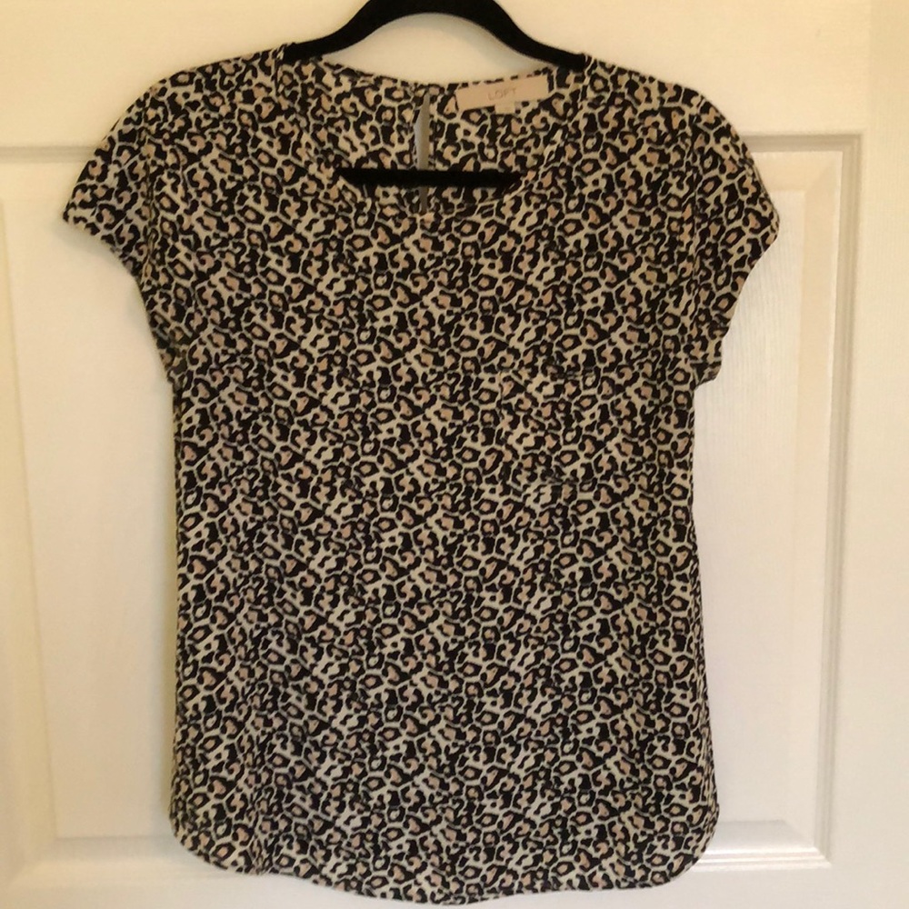 Leopard print blouse